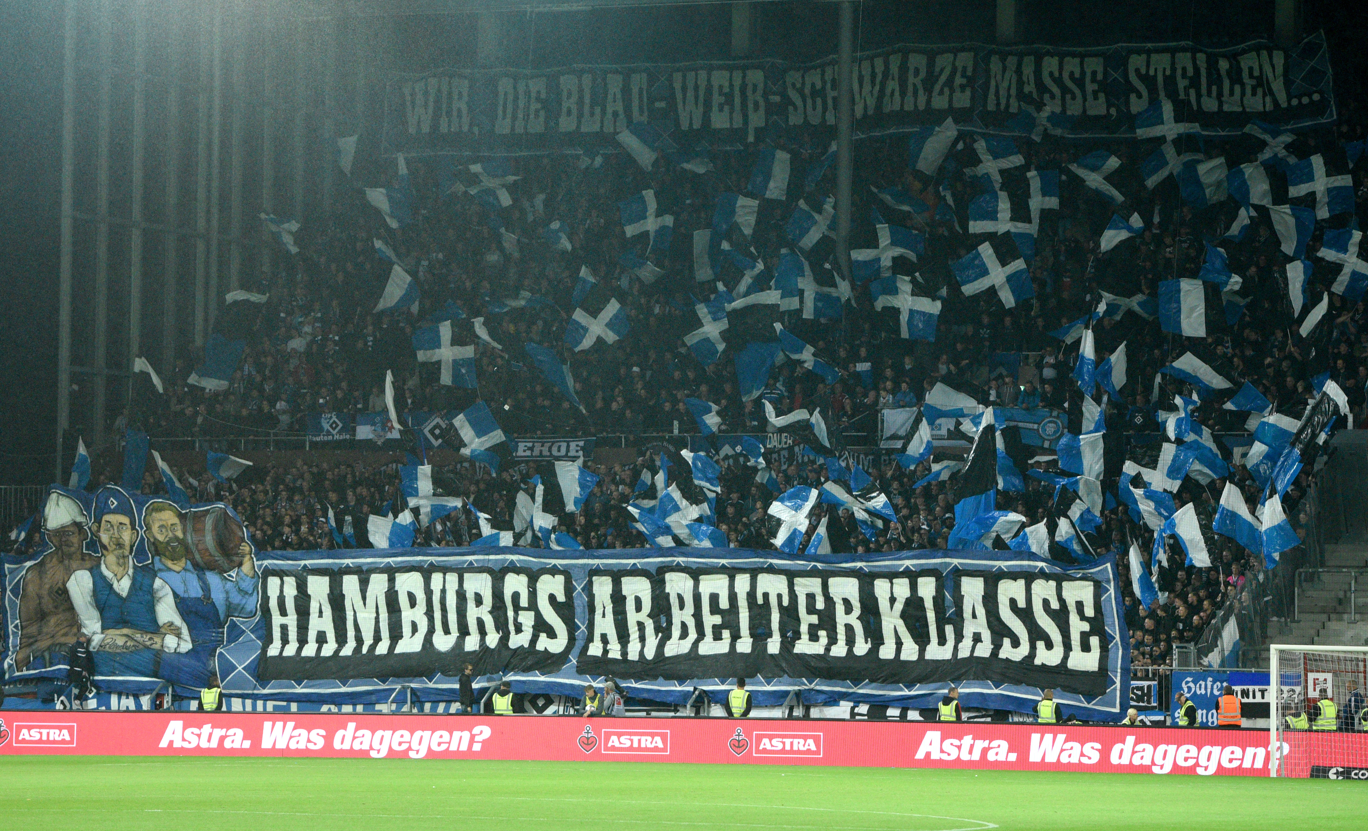 So Sah Die Hsv Choreo Am Millerntor Aus