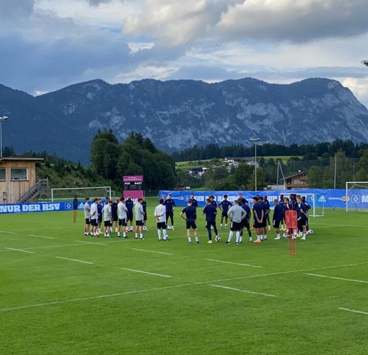 Erstes Training in Österreich: Der HSV legt los!