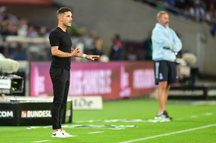 „Gibt keine Trainerdiskussion“: HSV-Konkurrent hält an Chefcoach fest