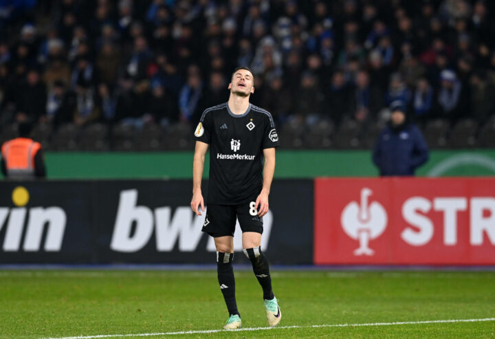 So nah dran! HSV schiebt Frust nach Pokal-Aus bei Hertha BSC