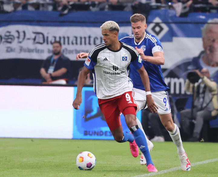 Duell der Torjäger: Schalkes Terodde will den HSV kräftig ärgern
