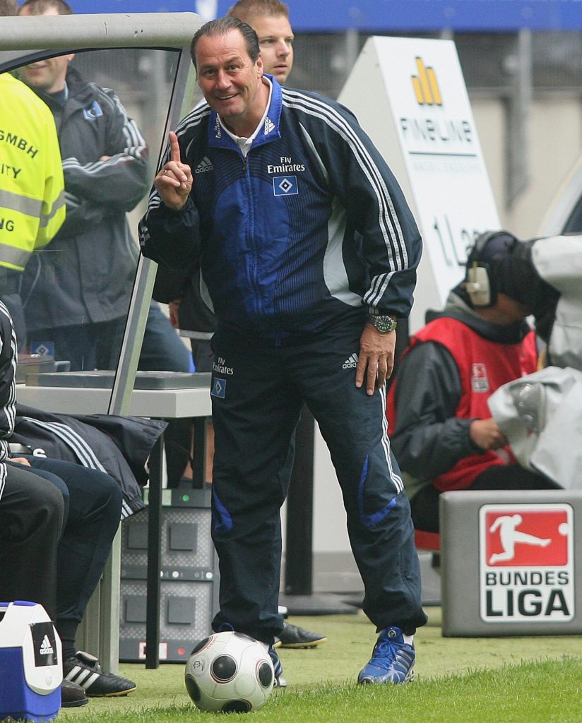 Huub Stevens in seiner Zeit als HSV-Trainer.